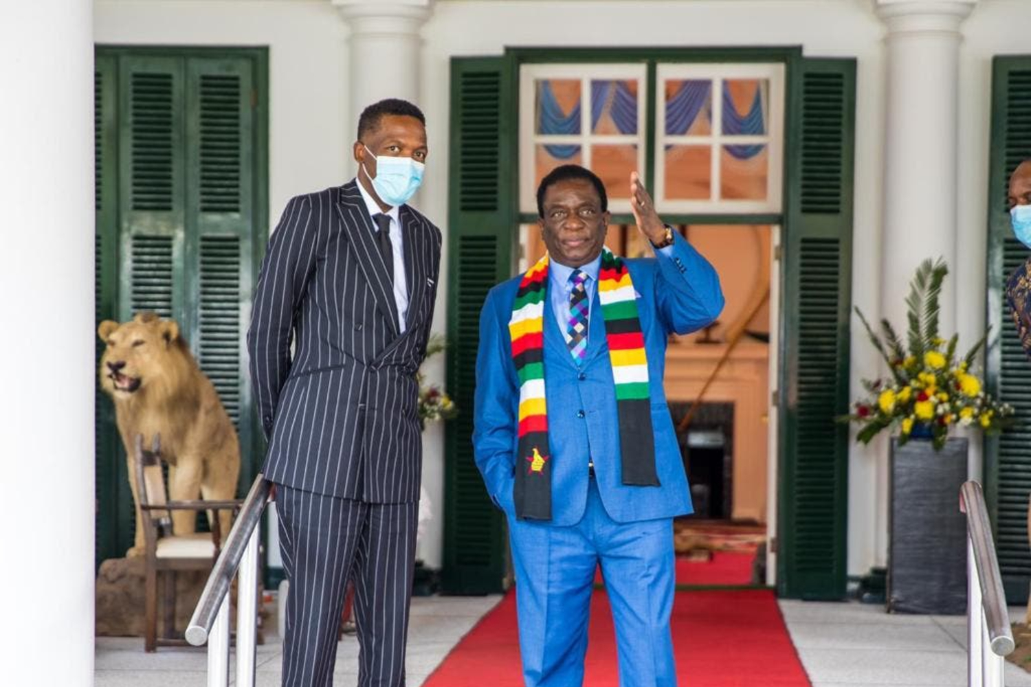 Ambassador Angel poses for a photo with President Emmerson Mnangagwa. Photo exclusively supplied – Uebert Angel SHAMES Naysayers Questioning His Degrees Following Ambassadorial Appointment