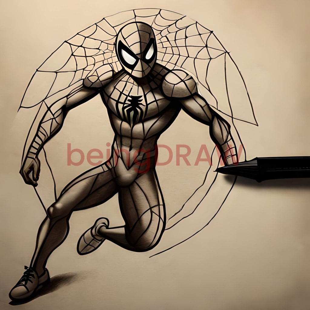 Spider man Drawing