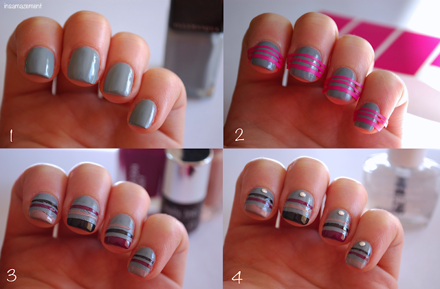 stripe nail art tutorial