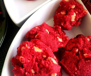 Resepi Red Velvet Cookies - Resepi Cik Bee