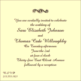 how to word wedding invitations