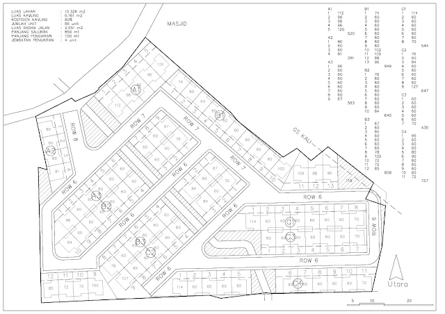 Gambar Site Plan Perumahan