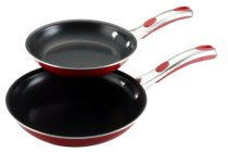 Farberware Select 8-Inch and 10-Inch Skillets, Red