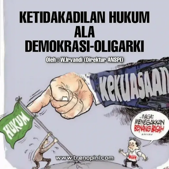 Permasalahan hukum dan peradilan hari ini merupakan dampak dari penerapan sistem politik demokrasi. Demokrasi telah menciptakan peluang korupsi yang begitu besar. Korupsi terjadi dimana-mana dan dalam berbagai bidang kementrian. Korupsi juga terjadi dalam berbagai bentuk diantaranya kerugian keuangan negara, suap-menyuap, penggelapan dalam jabatan, pemerasan, perbuatan curang, benturan kepentingan dalam pengadaan, dan gratifikasi. Demokrasi menciptakan peluang untuk membuat aturan main sendiri yang akhirnya dapat menyebabkan terjadi korupsi, ketidakadilan hukum atuapun masalah-masalah lainnya.