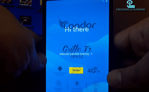 How To Flash Condor Griffe T7 SP632 تفليش كوندور
