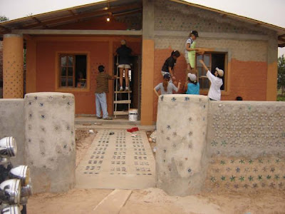 Bottle House Built in Mexico