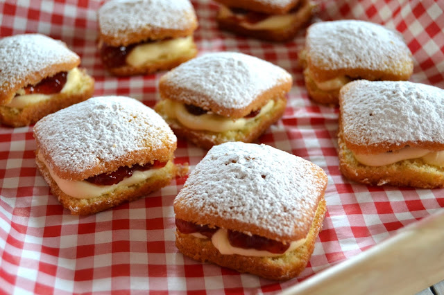 mini victoria sandwiches