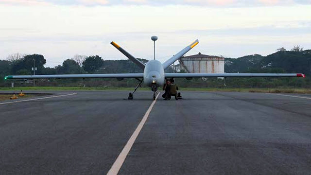 Front View of a PAF Hermes 900 UAV, Photo by the Philippine Air Force