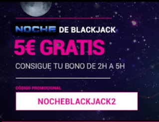 GoldenPark bono 5 euros gratis Blackjack 5 enero 2021