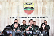 Jamin Netralitas TNI, Kasad Bersama Ketua Komisi I DPR RI Kunjungi Kodam I/Bukit Barisan