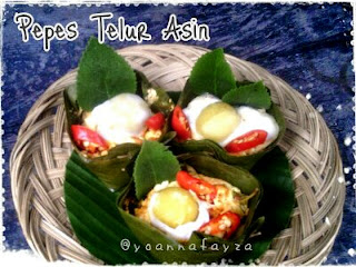 Resep Pepes Telur Asin