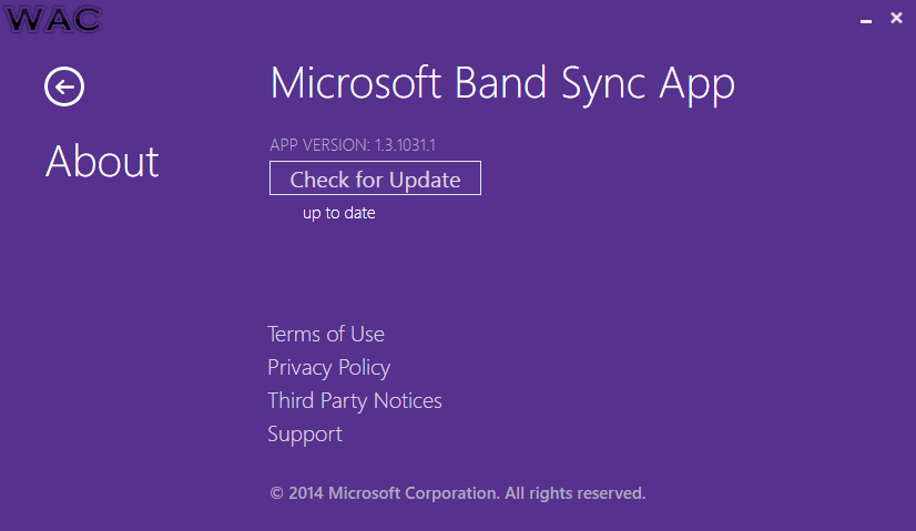 Windows Administrator Center: Microsoft Band Sync app 