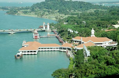 The small island at the busiest intersection in Asia, Sentosa Island, Singapore
