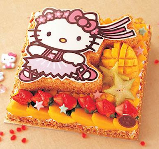 cute hello kitty mix fruit