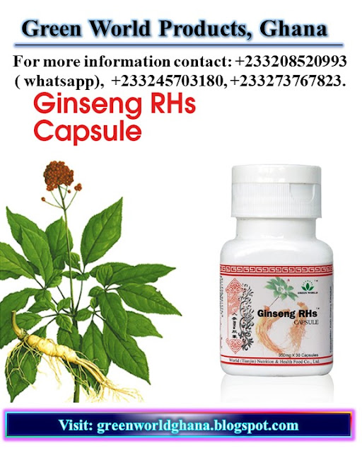 Green World Ginseng RHs Capsules People with chronic fatigue or intend to boost stamina