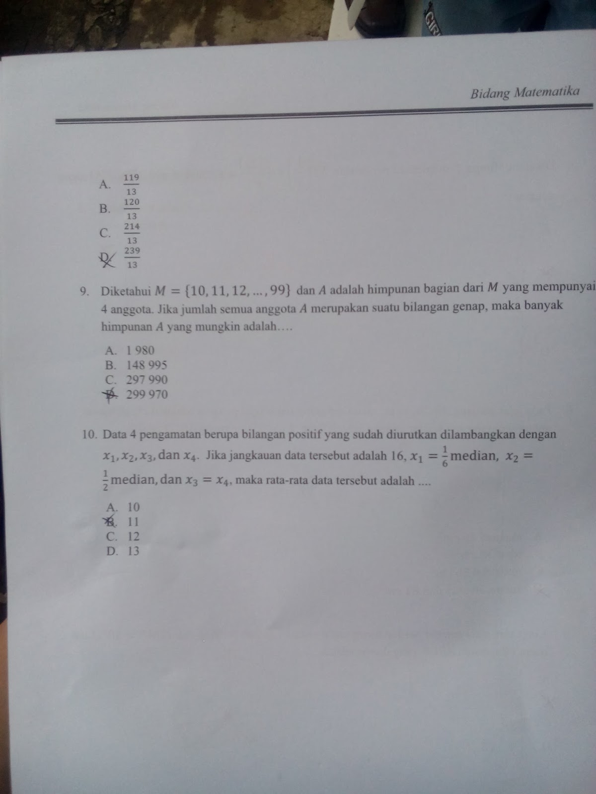 Math Star Indonesia: Soal dan Pembahasan OSK SMP 2017 