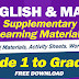 English and Math Supplementary Materials (Free Download) Grade 1 - 6