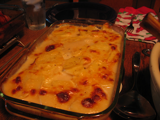 Cider scalloped potatoes