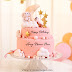Cute One Year Complete Birthday Cake With Name Pic