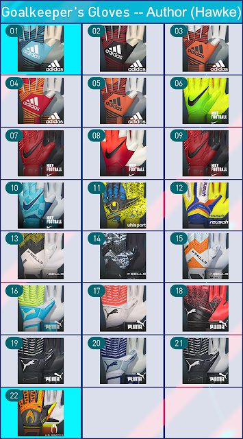 PES 2018 Glovepack by Hawke