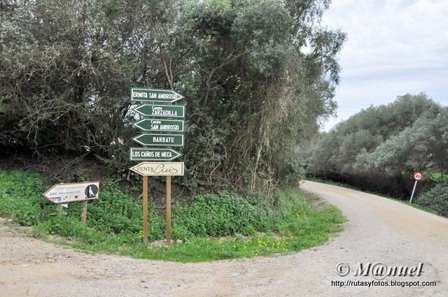 Los Majadales del sol - Vértice Geodésico Meca - Ermita de San ambrosio - Palomar de la Breña