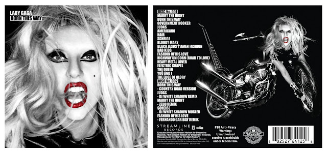 lady gaga born this way cover wallpaper. lady gaga born this way album