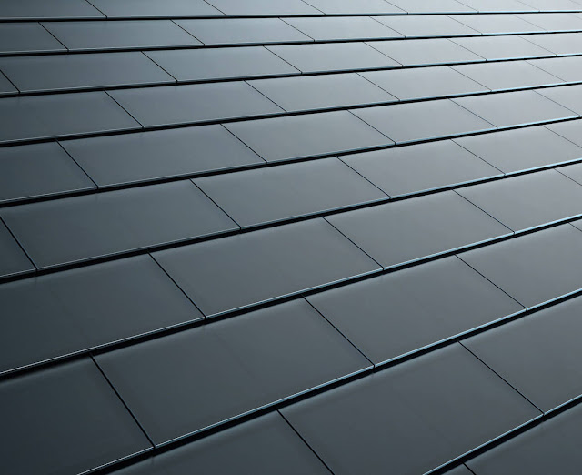 solar cell roof tiles tesla tiles