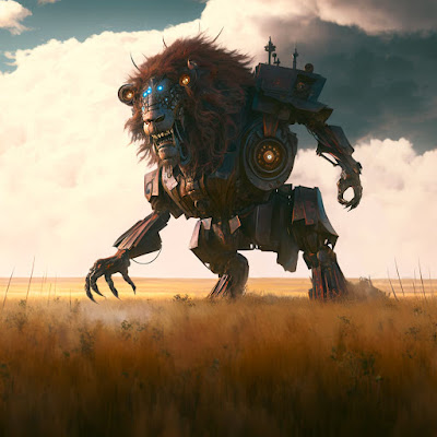 Lion robot