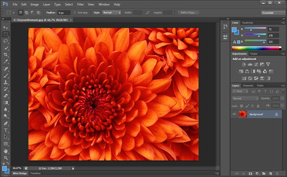 Interface do Photoshop CS6