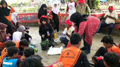 Sabtu Ceria di Taman Tjimanoek Perdana di 2023  Bupati Nina: “Jadikan Anak Indramayu Makin Cerdas dan Kreatif” 