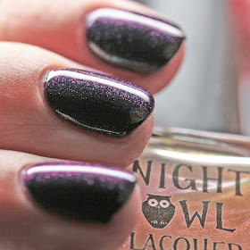 Night Owl Lacquer Lookin' Shifty over Cackle Much?!