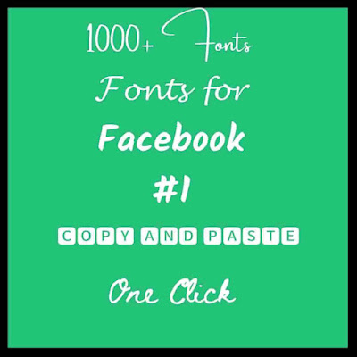 Fonts for Facebook