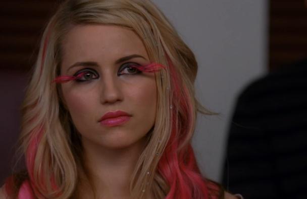 dianna agron glee lady gaga. Quinn Fabray (Dianna Agron),