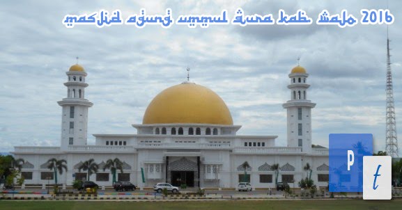 Kesederhanaan Masjid Agung Ummul Qura Kab. Wajo Kota 