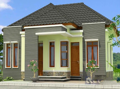 model rumah sangat sederhana terbaru