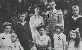 Wilhelm, duc von Urach 1864-1928 et sa famille vers ou en 1910