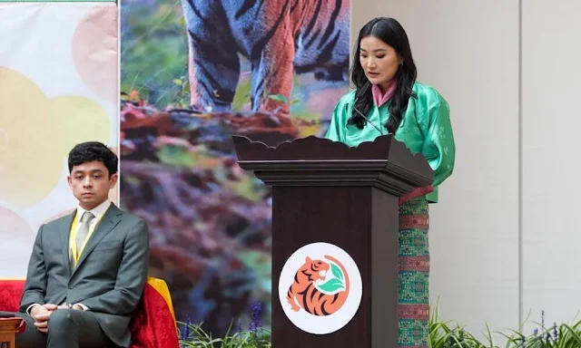 The Queen of Bhutan attended the opening of the Sustainable Finance for Tiger Landscapes Conference