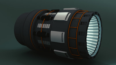 Spaceship engine model