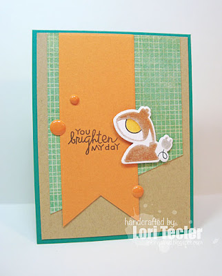 You Brighten My Day card-designed by Lori Tecler/Inking Aloud-stamps and dies from Paper Smooches