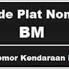 Kode Plat Nomor Kendaraan BM