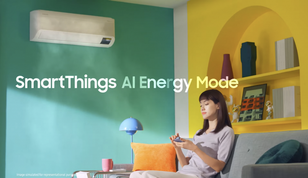 Using AI Energy Mode with the WindFree Conditioner