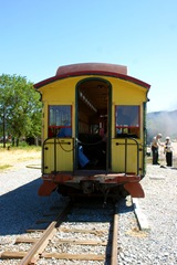 It's the backside of... train.