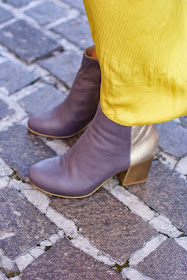 Combo boots, bicolor ankle boots, Fashion and Cookies, fashion blogger