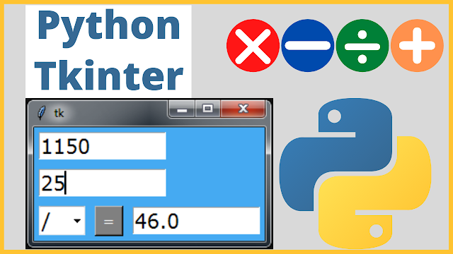 Python Tkinter Calculate 2 Numbers