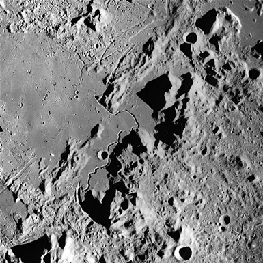 Image of Hadley Rille taken during Apollo 15 mission (Source: Wikipedia)