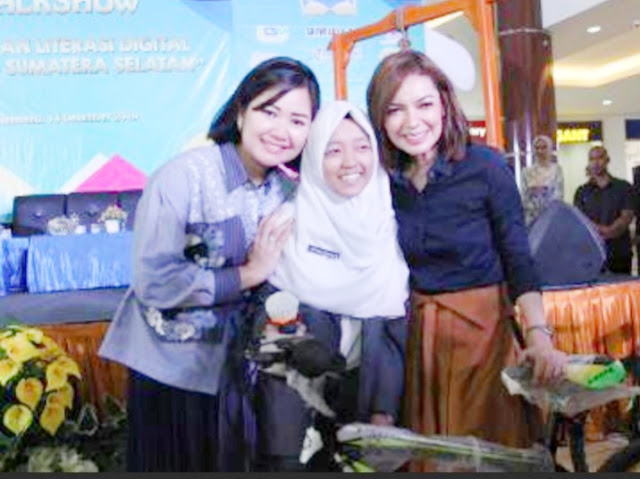 Najwa dan Percha   Galakkan Literasi ke Millenial