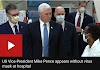 US Vice-President Mike Pence has visited a top US hospital without wearing a mask