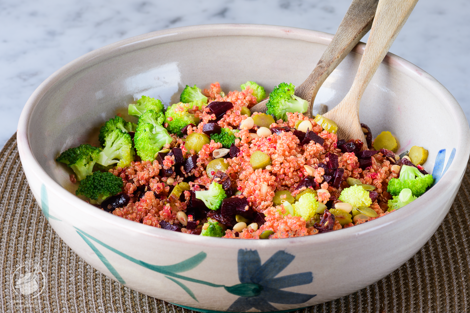 Ensalada de quinoa con remolacha