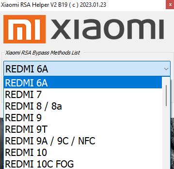 Xiaomi RSA Helper Tool Repair IMEI Tool