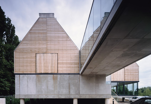 River and Rowing Museum in Oxfordshire  David Chipperfield  Plants + Sections + Photos